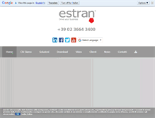 Tablet Screenshot of estran.it